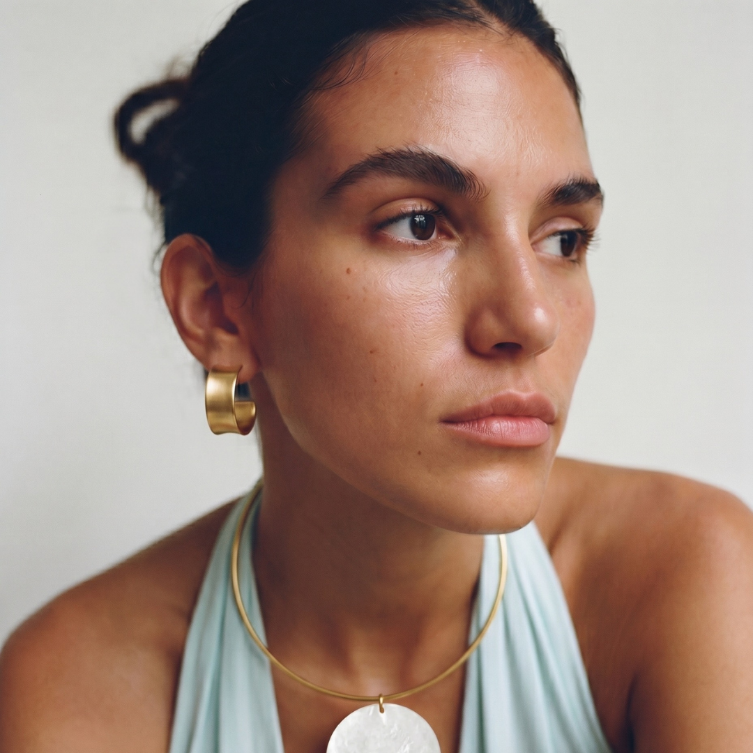 Gemstone earrings