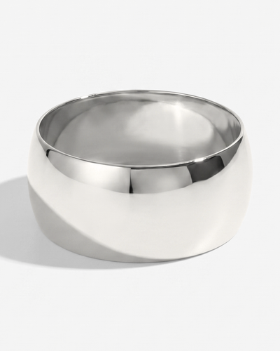 Nile - Chunky dome bangle - Stainless steel