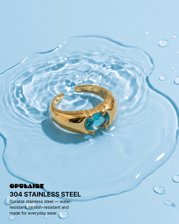 Ada ring - Opulaire - WATERPROOF jewelry - Adjustable -