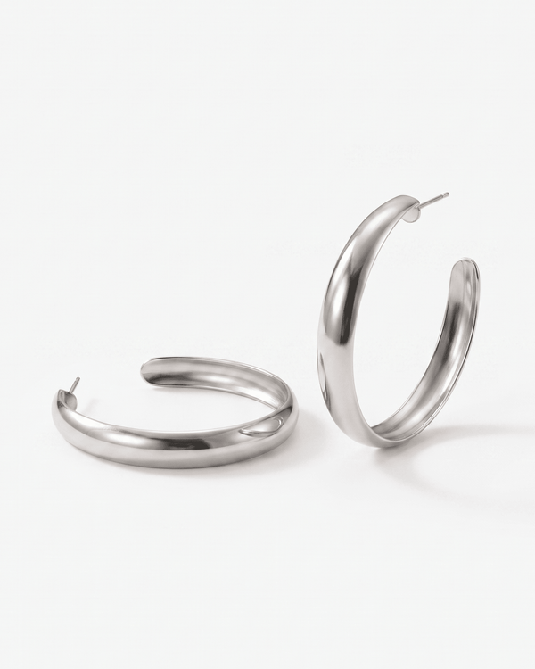 Big hoop earrings small - Opulaire - WATERPROOF jewelry - 
