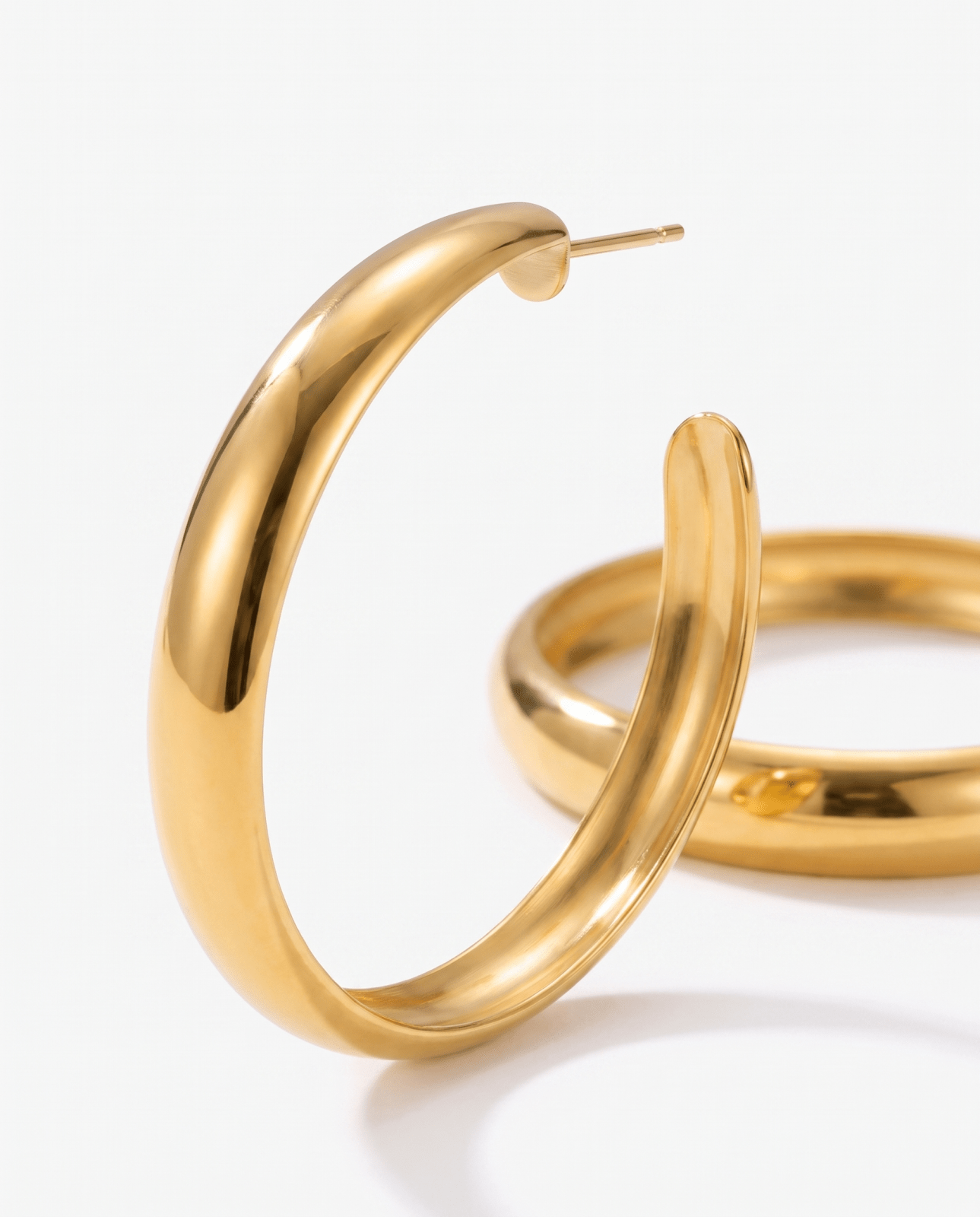 Big hoop earrings small - Opulaire - WATERPROOF jewelry - 