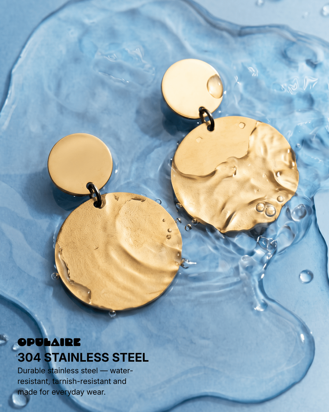 Billie earrings - Opulaire - WATERPROOF jewelry - 