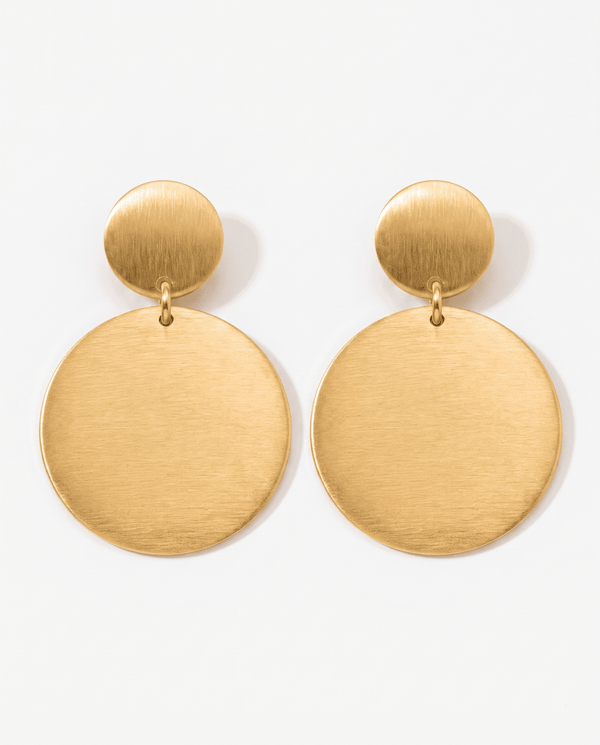 Billie - Pendant stud earrings - Stainless steel - Opulaire - WATERPROOF jewelry - 