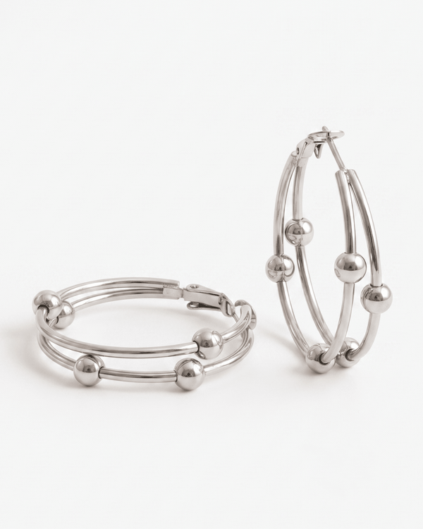 Bree hoop earrings - Opulaire - WATERPROOF jewelry - 