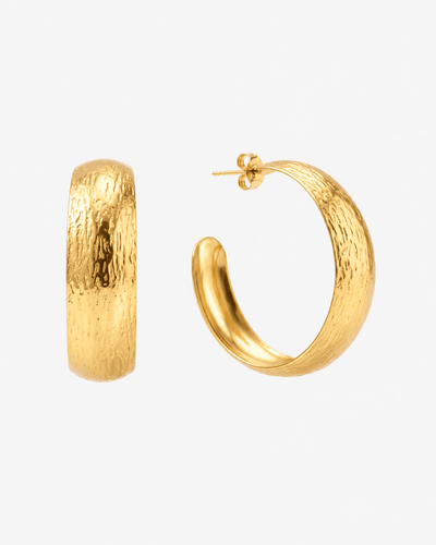 Cara hoops - Opulaire - WATERPROOF jewelry - 