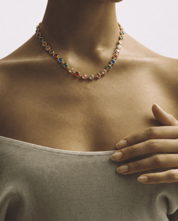 Daisy necklace - Opulaire - WATERPROOF jewelry - 