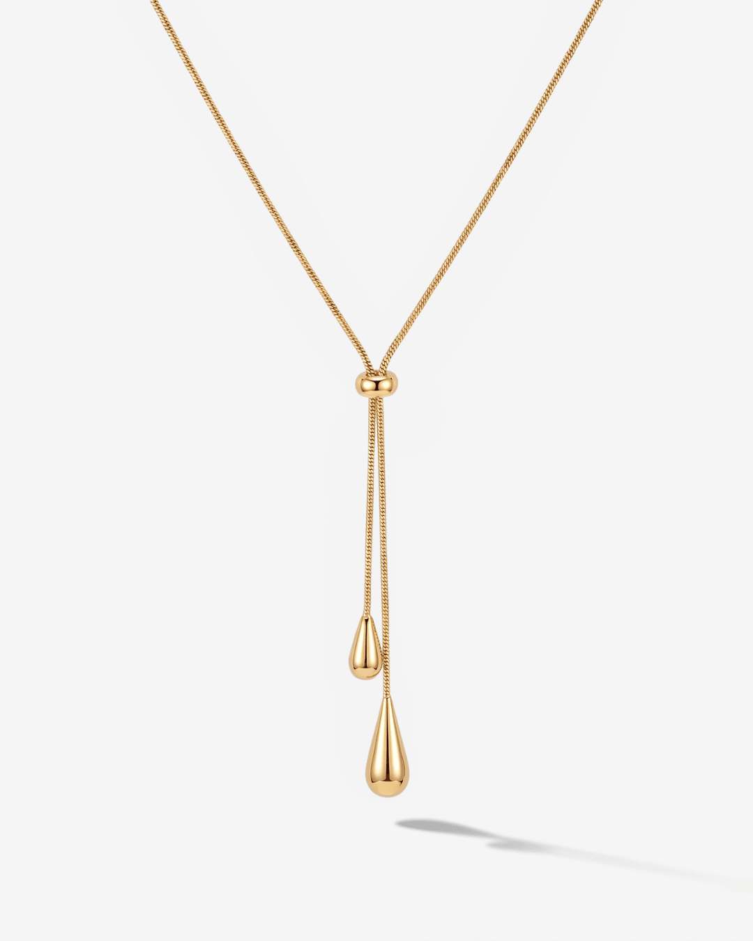 Emy - Adjustable pendant necklace - Stainless steel - Opulaire - WATERPROOF jewelry - 