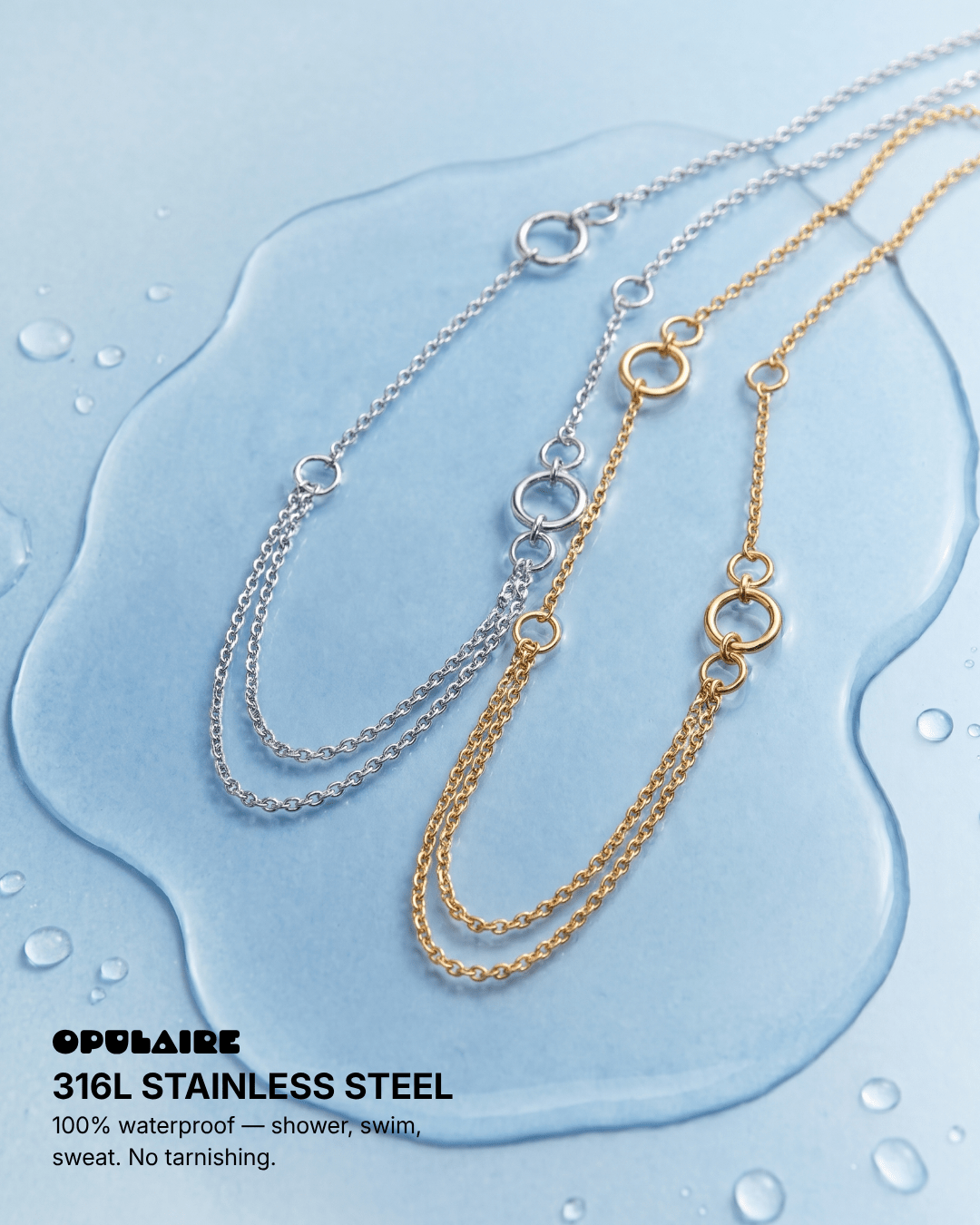 Fem necklace - Opulaire - WATERPROOF jewelry - 
