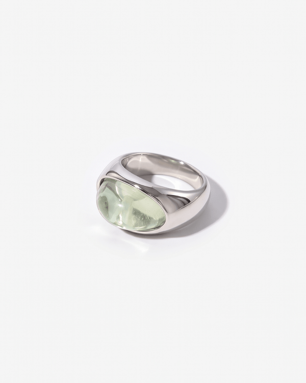 Forlì - Chunky cabochon dome ring - Stainless steel - Opulaire - WATERPROOF jewelry - EU 52 -