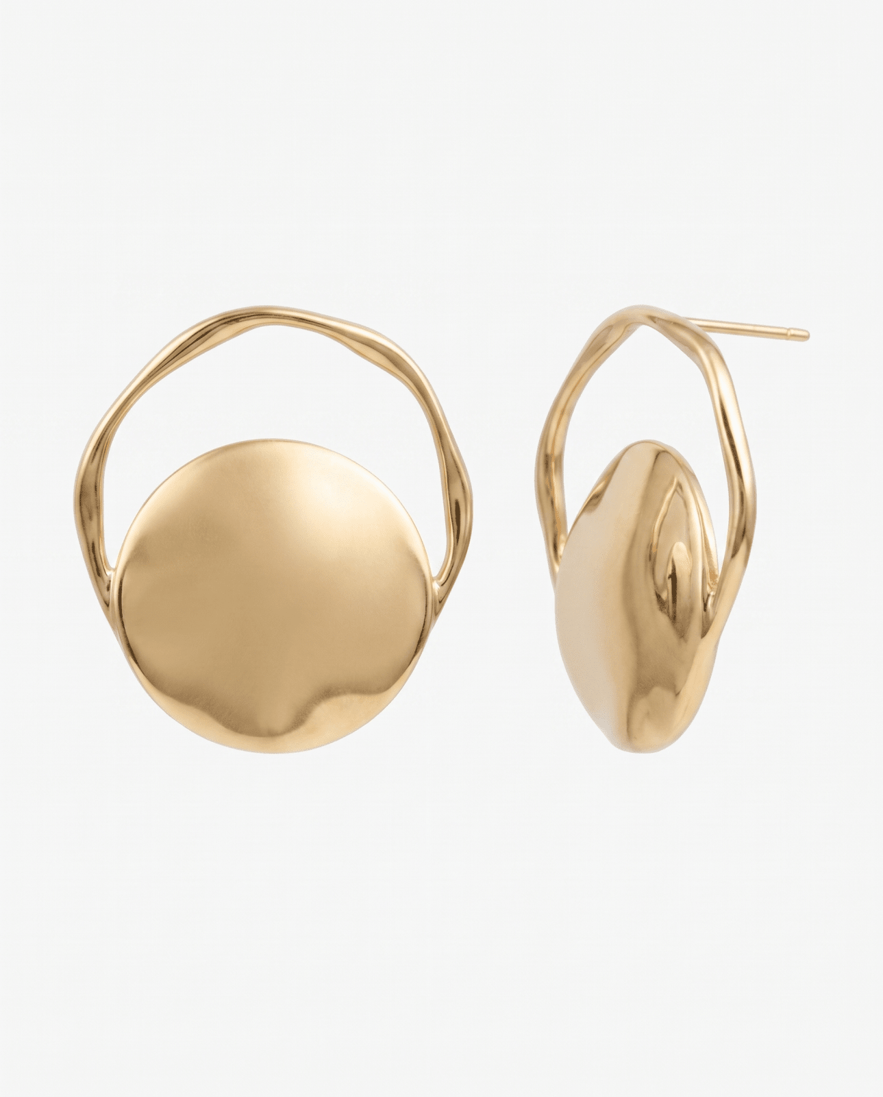 Franky earrings - Opulaire - WATERPROOF jewelry - Gold -