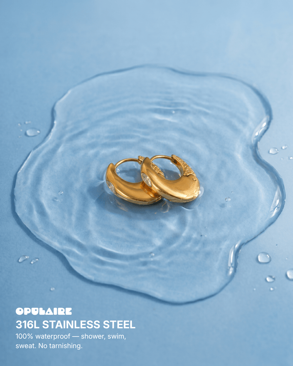 Ida earrings - Opulaire - WATERPROOF jewelry - 