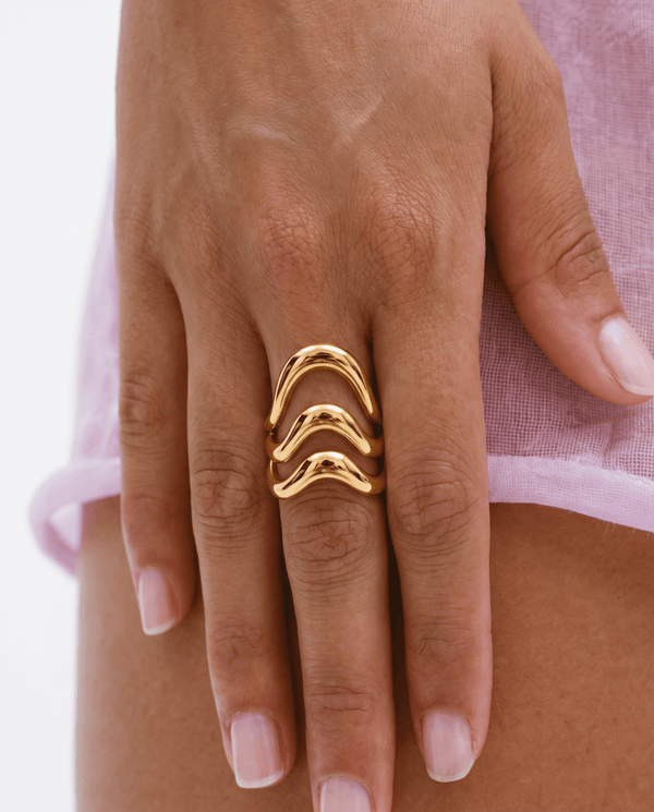 Lucile ring - Opulaire - WATERPROOF jewelry - Adjustable -