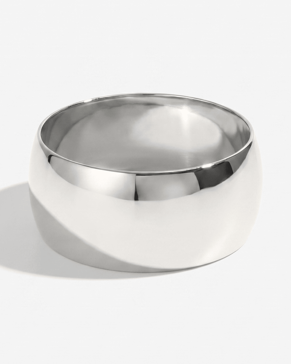 Nile - Chunky dome bangle - Stainless steel - Opulaire - WATERPROOF jewelry - 