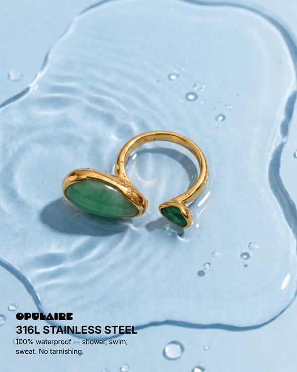 Noé ring - Opulaire - WATERPROOF jewelry - Adjustable -