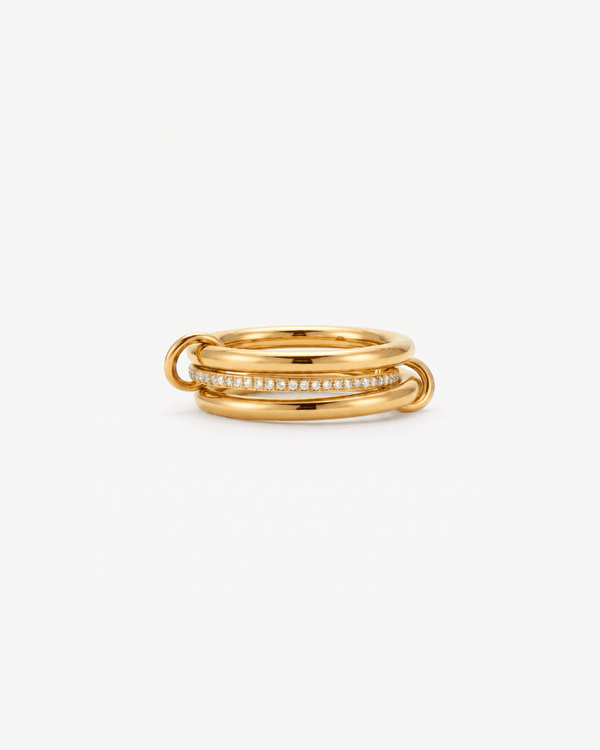 Spina - Stacked ring - Stainless steel - Opulaire - WATERPROOF jewelry - EU 52 -