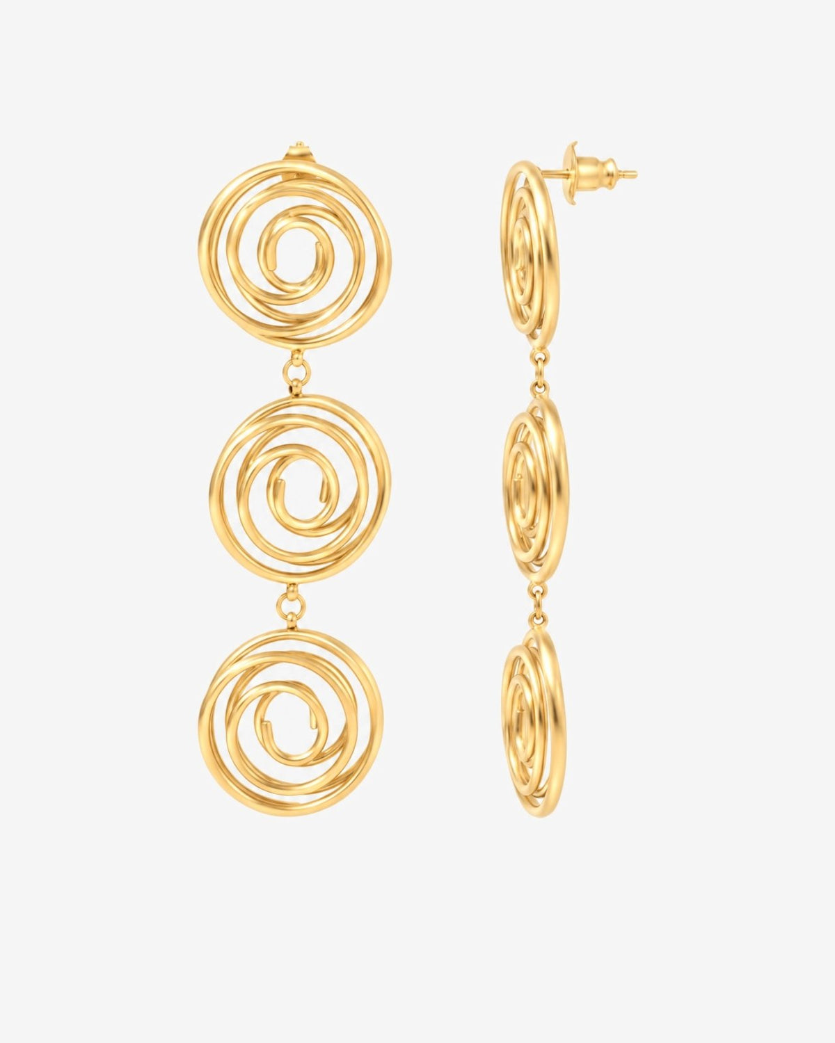 Twirl earrings - Opulaire - WATERPROOF jewelry - 