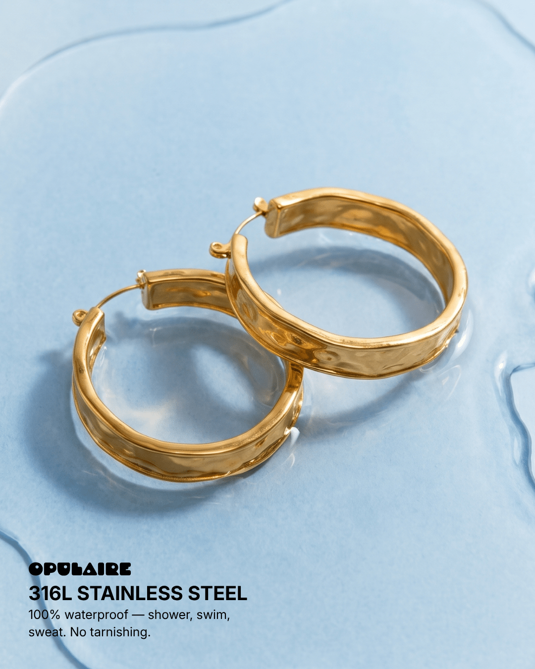 Umber earrings - Opulaire - WATERPROOF jewelry - 