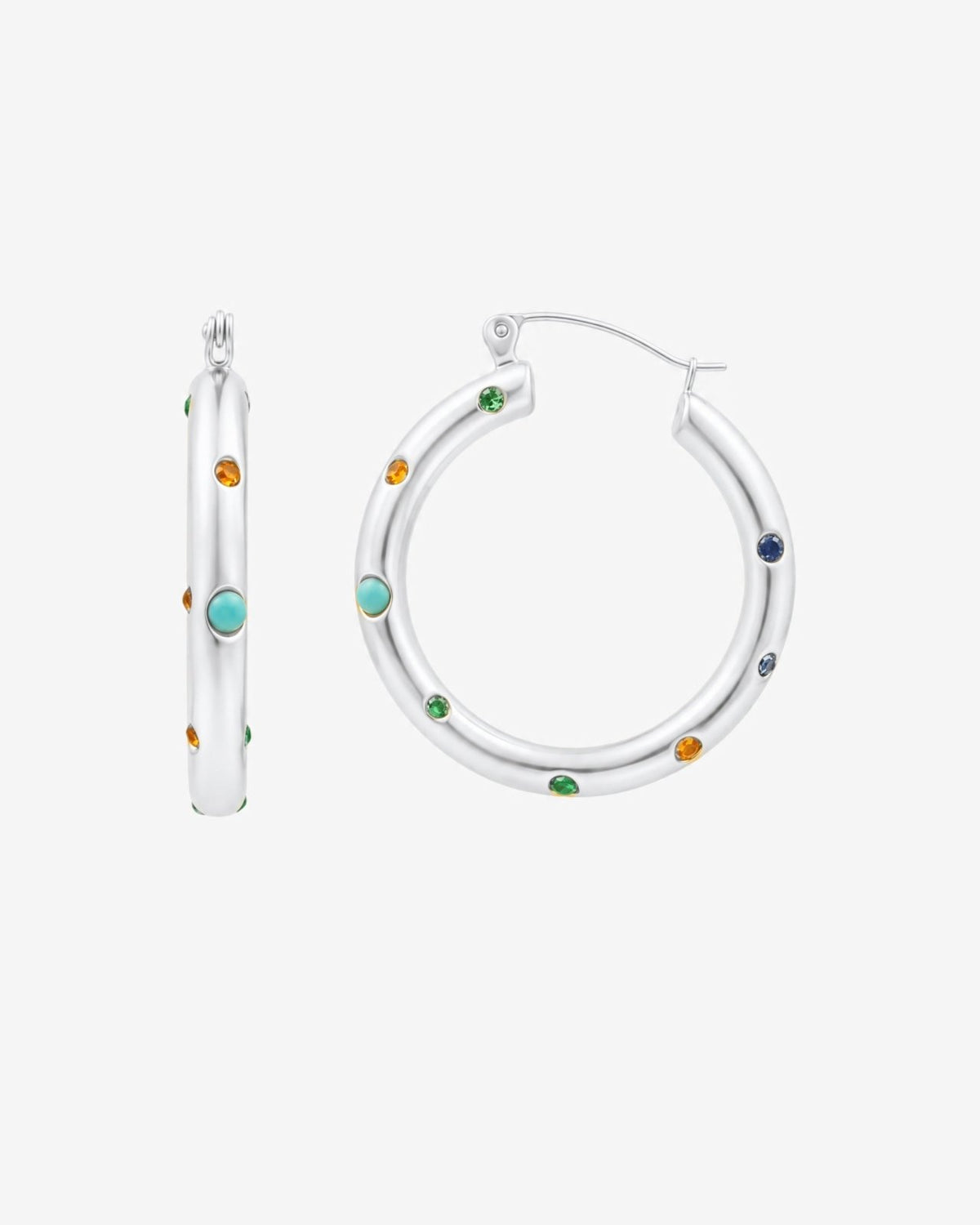 Val earrings - Opulaire - WATERPROOF jewelry - Silver -