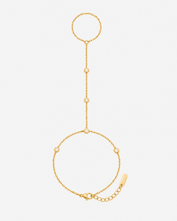 Yael hand chain - Opulaire - WATERPROOF jewelry - 